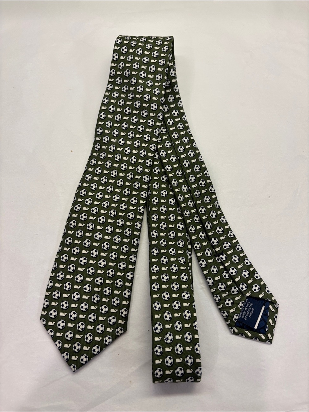 Vineyard Vines Boys Soccer Balls Silk Tie